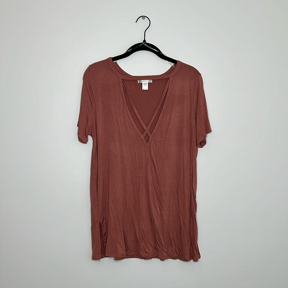 BOZZOLO Women’s Criss-Cross Top